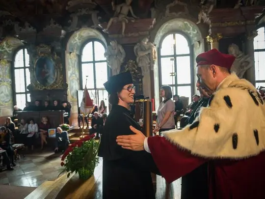 Uroczysta promocja, dr hab. Alicja Rumianowska