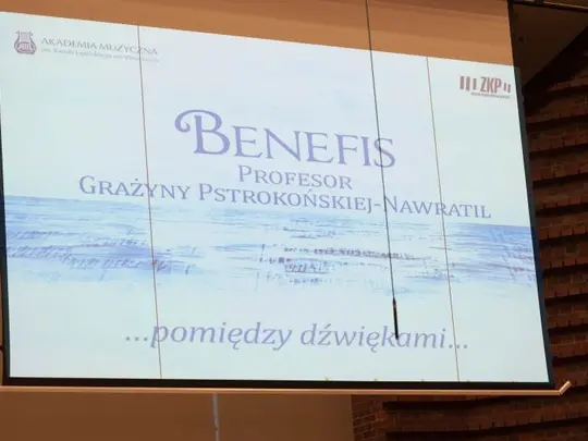 Benefis Profesor Grażyny Pstrokońskiej-Nawratil 10.12.2017