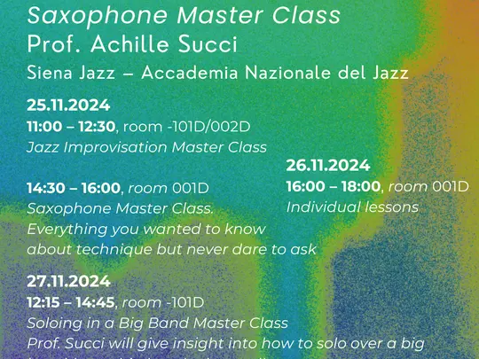 Mistrzowski Kurs Saksofonowy