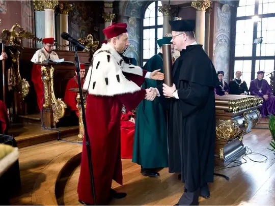 Uroczysta promocja, dr hab. Zbigniew Łuc