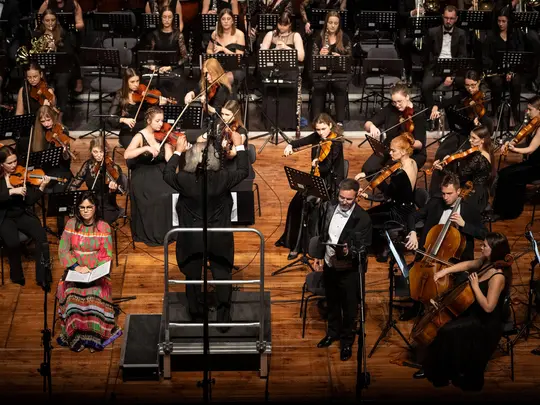 Te Deum op. 103 Anton&iacute;na Dvoř&aacute;ka. Maestra Aleksandra Kurzak, Maestro Marek Pijarowski, Maestro Mariusz Godlewski, Akademicka Orkiestra Symfoniczna oraz połączone Ch&oacute;ry AMKL
