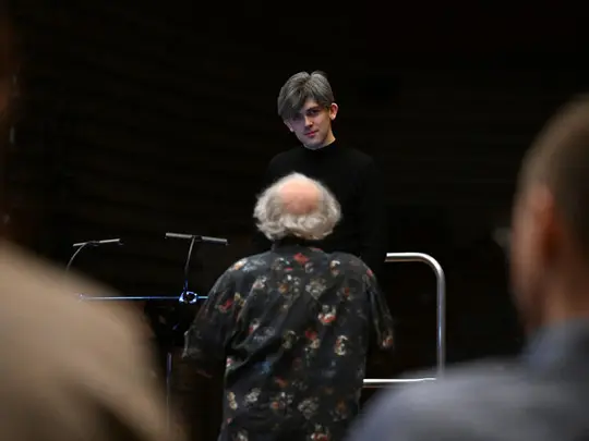 Maestro Jerzy Maksymiuk and course participants