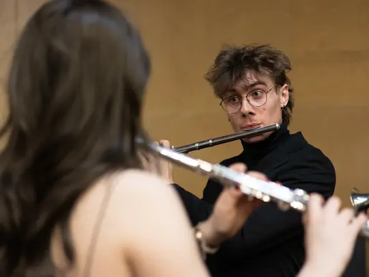 Przygotowania do Symfonicznego koncertu kompozytorskiego w ramach XI Studenckiej konferencji naukowej &bdquo;Wieloznaczność Dźwięku&rdquo;