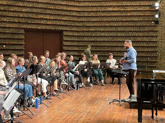 Lionel Sow's Choral Conducting Master Class as part of the project 