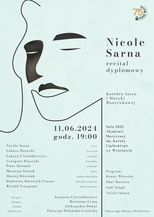 Recital dyplomowy Nicole Sarna