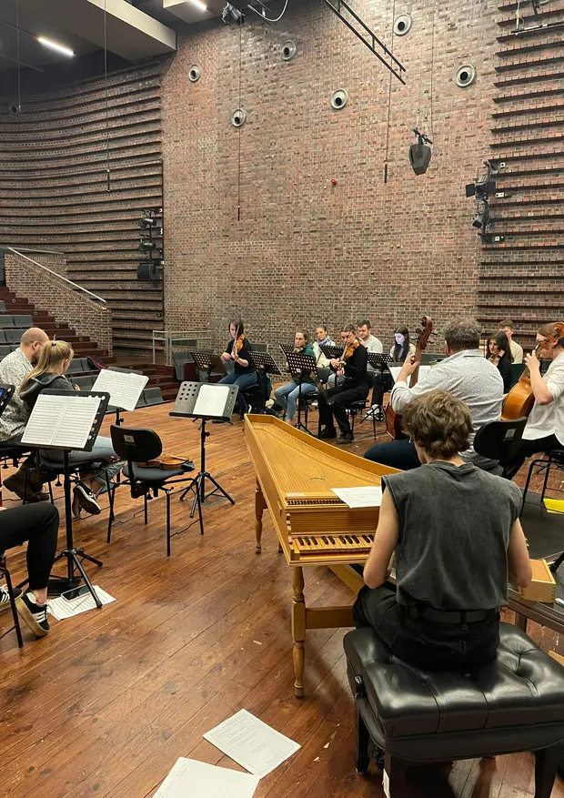 Pr&oacute;by do Koncertu Barokowej Orkiestry Akademickiej