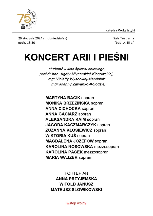 Koncert Arii i Pieśni