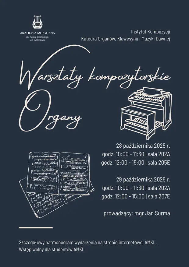 Plakat warsztat&oacute;w