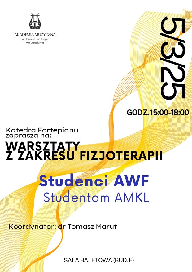 Warsztaty z zakresu fizjoterapii