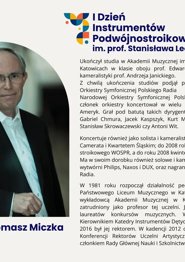 I Dzień Instrument&oacute;w Podw&oacute;jnostroikowych im. prof. Stanisława Lecha