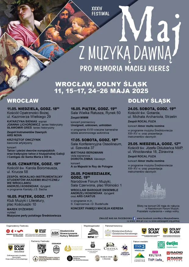 Maj z muzyką dawną - PRO MEMORIA MACIEJ KIERES