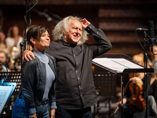 Maestro Marek Pijarowski oraz prof. dr hab. Jolanta Szybalska-Matczak