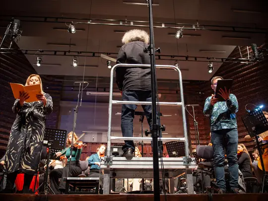 Maestro Marek Pijarowski and soloists: Joanna Zawartko and Mariusz Godlewski