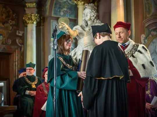 Uroczysta promocja, dr Joanna Pudlik