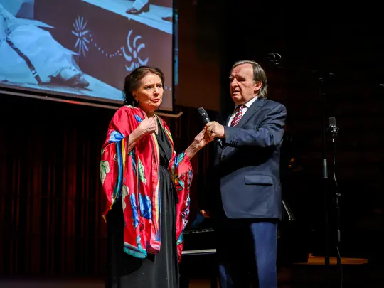 Prof. Danuta Paziuk-Zipser oraz Sławomir Pietras