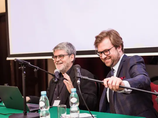 Prof. dr Joan Grimalt oraz dr Miłosz Kula