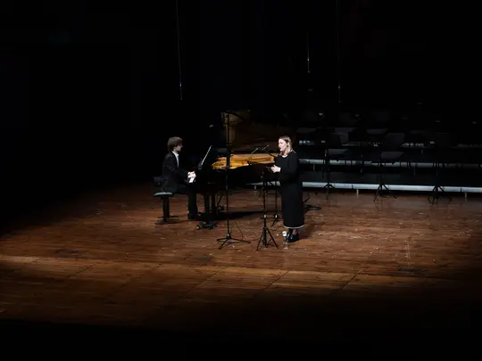 Michał Kulbacki (piano), Karolina Kułaga (soprano), Composition concert as part of the 11th Student Scientific Conference "Ambiguity of Sound"