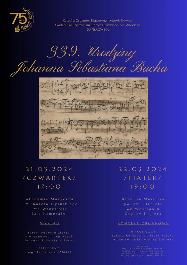 339. Urodziny Johanna Sebastiana Bacha