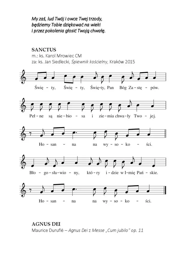 Liturgia mszy świętej