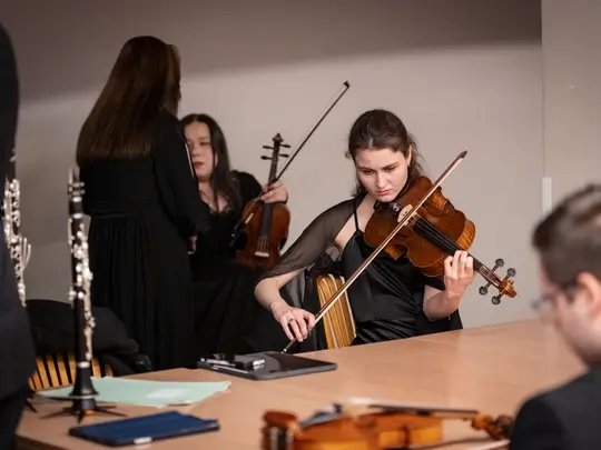 Preparations for a concert to celebrate Science Day 2025 in Wrocław