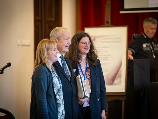 dr hab. Ewa Grajter, prof. Eero Tarasti, dr Malwina Marciniak