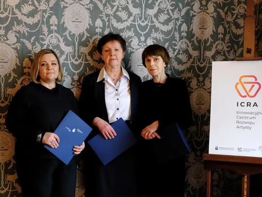 Podpisanie porozumienia o wsp&oacute;łpracy - Prorektorzy ASP, AMKL, AST