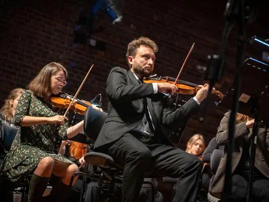 Radosław Pujanek, concertmaster of the Academic Symphony Orchestra