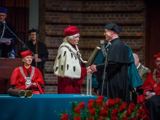 Ceremonial Promotion of Doctors and Postdoctoral Degrees of Art from Art Universities in Wrocław, April 3, 2017