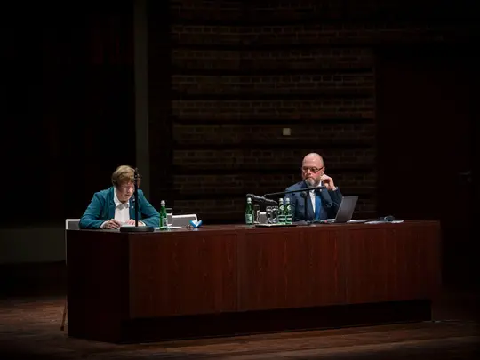 Prof. Grażyna Pstrokońska-Nawratil presents the profile of the Candidate for Rector of AMKL