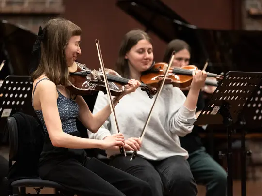 Rehearsals for the Symphonic Composers' Concert as part of the 11th Student Scientific Conference "Ambiguity of Sound"