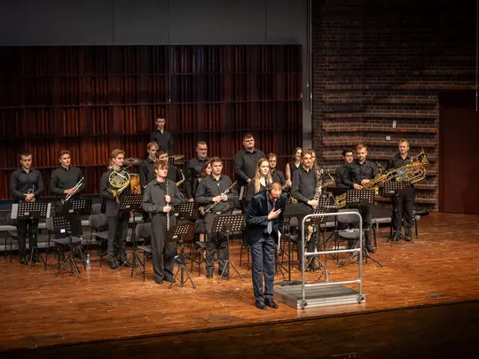 Koncert Orkiestry Dętej AMKL, dyrygent - Piotr Bugaj