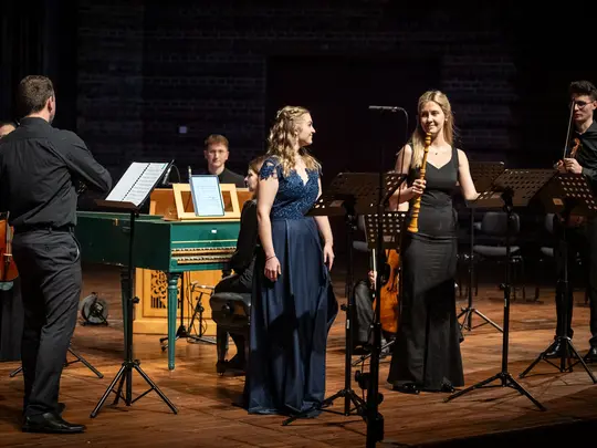 Beata Vyml&aacute;tilov&aacute; &ndash; soprano, Alena Liakhowich &ndash; baroque oboe, WBB Orchestra