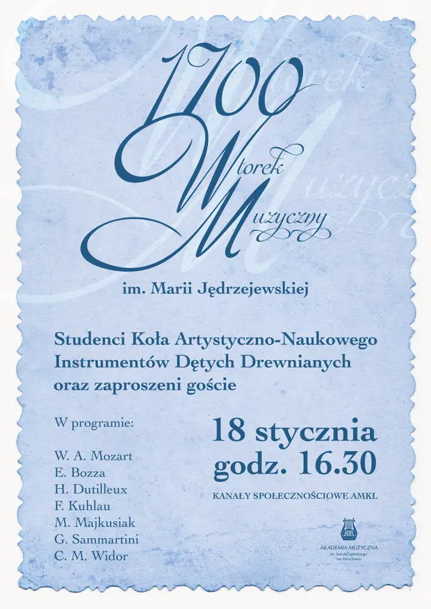 1700 Wtorek Muzyczny