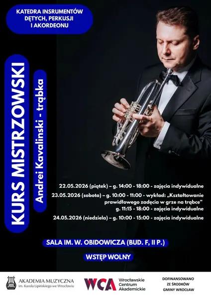 Kurs mistrzowski - Andrei Kavalinski (trąbka)