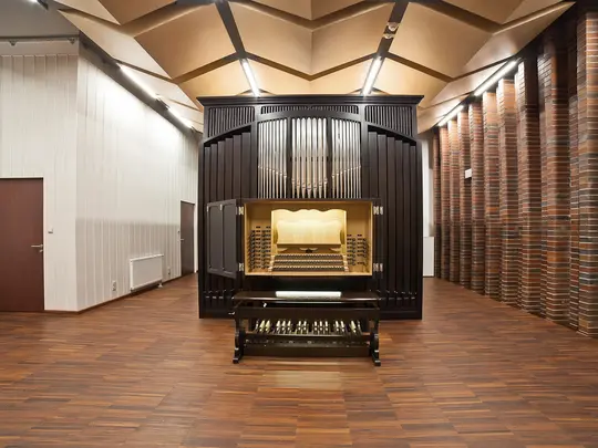 Building E, Organ Hall, photo from the AMKL archives