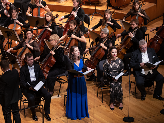Aleksandra Kubas-Kruk - sopran, Joanna Dobrakowska - alt, Przemysław Borys - tenor, Bogdan Makal - bas
