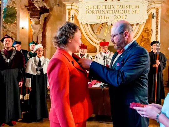 Dr. Klaudia Kukiełczyńska-Krawczyk awarded the Bronze Cross of Merit