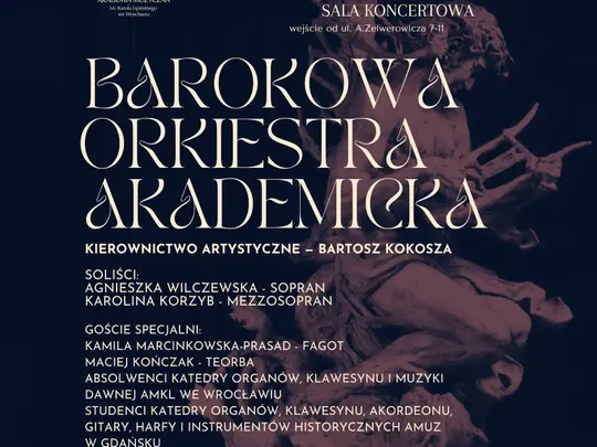 Koncert Barokowej Orkiestry Akademickiej