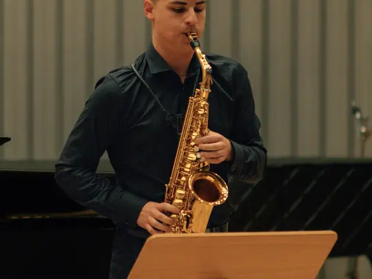 Koncert Laureat&oacute;w Międzynarodowego Konkursu Saksofonowego w Sali Koncertowej OSM I i II st. im. K. Szymanowskiego we Wrocławiu