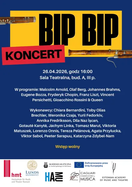 KONCERT: Blended Intensive Program "Bassoon International Project"