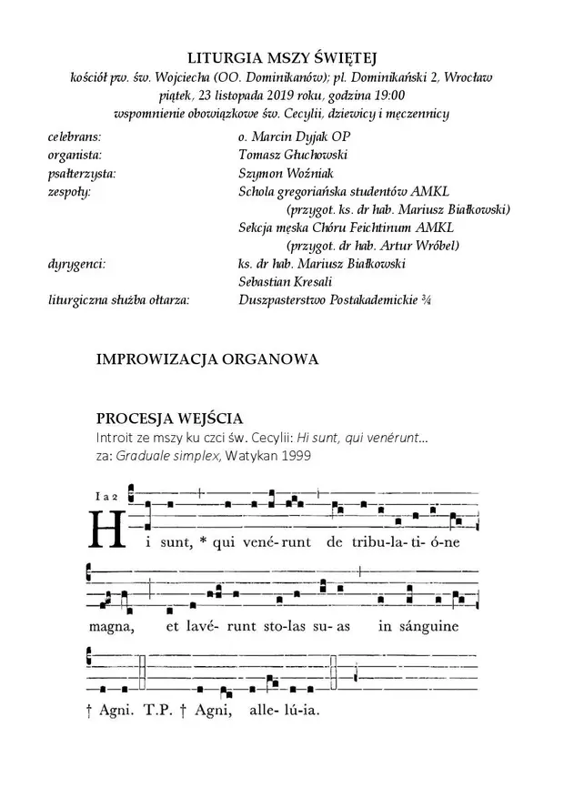 Liturgia mszy świętej