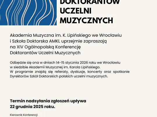 14th National Conference of Doctoral Students of Music Academies