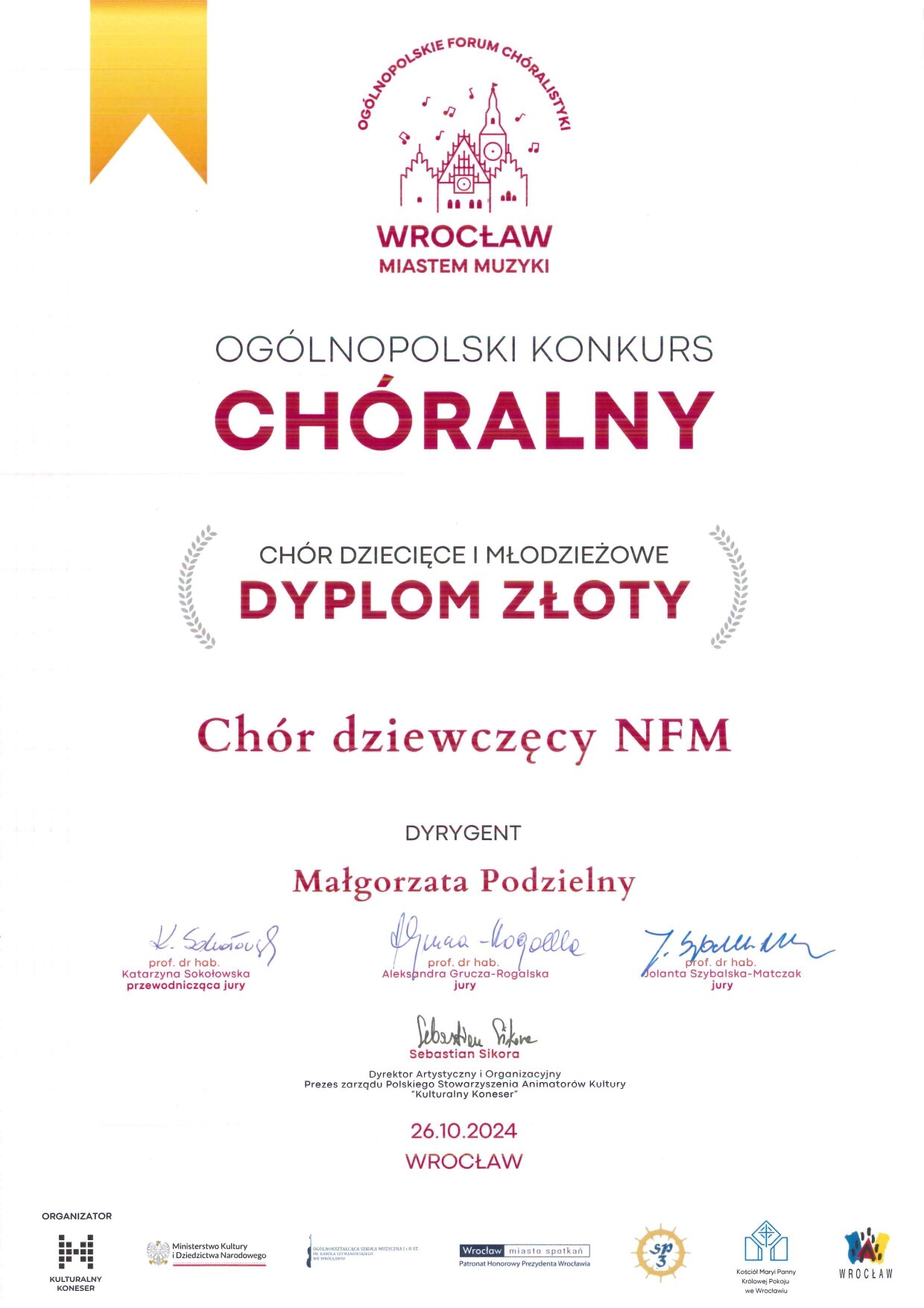 Dr hab. Małgorzata Podzielny, prof. AMKL