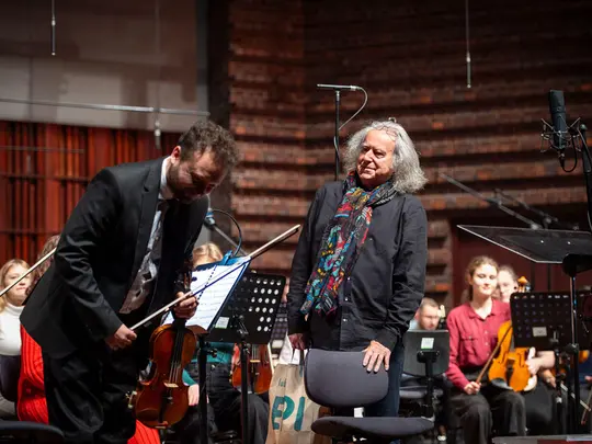 Radosław Pujanek, concertmaster of the Academic Symphony Orchestra