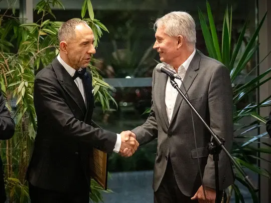 JM Rektor AMKL prof. dr hab. Krystian Kiełb oraz JM Rektor UE prof. dr hab. Andrzej Kaleta