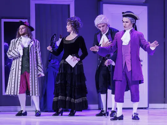 Damian Szczepański (Hrabia), Zuzanna Kłosiewicz (Marcelina), Daniel Babuśka (Basilio), Krzysztof Krutul (Bartolo)