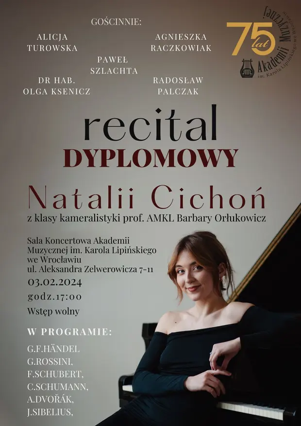 Koncert dyplomowy Natalia Cichoń