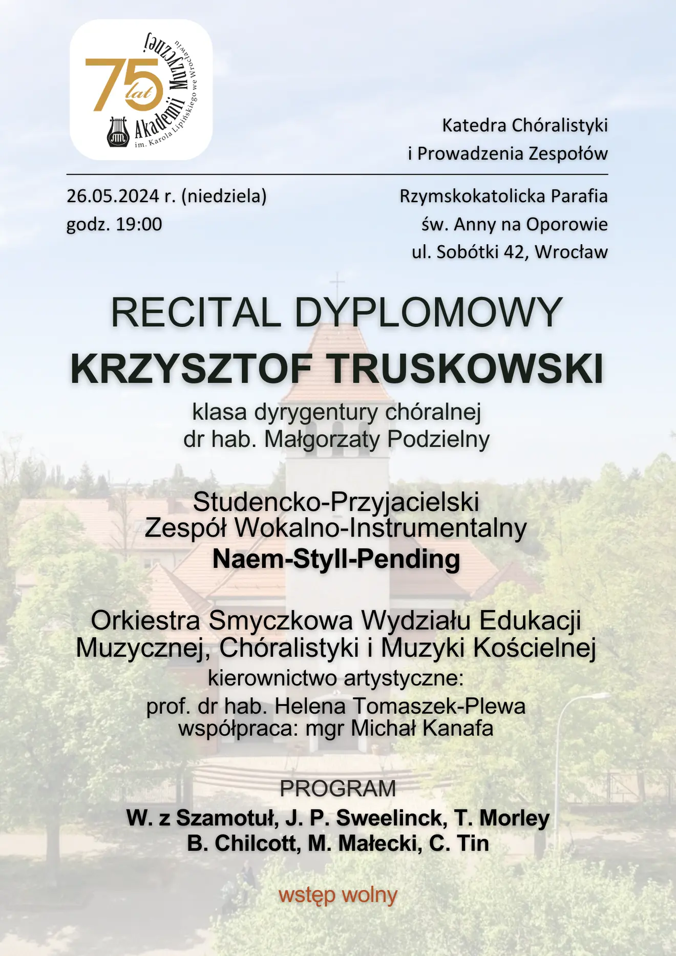 Kościół Recital Plakat PNG.png