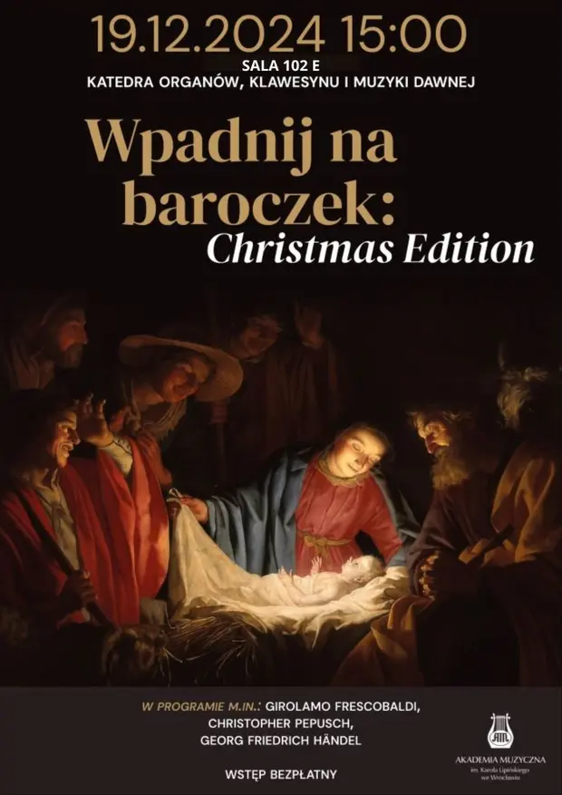 Koncert &bdquo;Wpadnij na baroczek: Christmas Edition&rdquo;