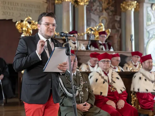 Wystąpienie Przewodniczącego Samorządu Studenckiego Uniwersytetu Wrocławskiego, Pana Patryka Korolko